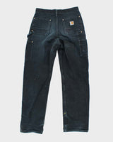 Vintage 90's Carhartt Distressed Double Knee Trousers - W28 L31