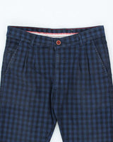 Vintage Bulgari Checked Slim Fit Trousers - W30 L30