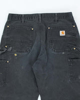 Vintage 90's Carhartt Heavyweight Double Knee Carpenter Trousers - W30 L29