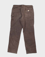Vintage 90's Carhartt Lined Single Knee Carpenter Trousers - W30 L29