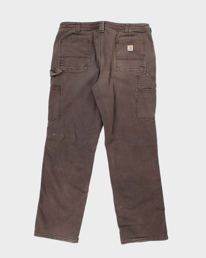 Vintage 90's Carhartt Lined Single Knee Carpenter Trousers - W30 L29