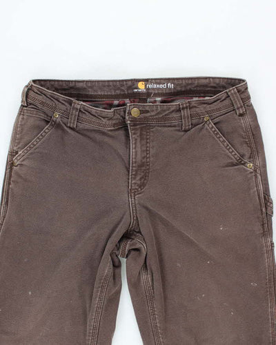 Vintage 90's Carhartt Lined Single Knee Carpenter Trousers - W30 L29