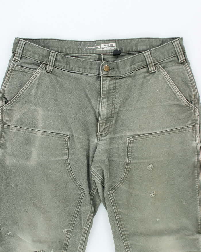Vintage 2000's Carhartt Heavyweight Double Knee Workwear Trousers - W34 L28