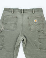 Vintage 2000's Carhartt Heavyweight Double Knee Workwear Trousers - W34 L28