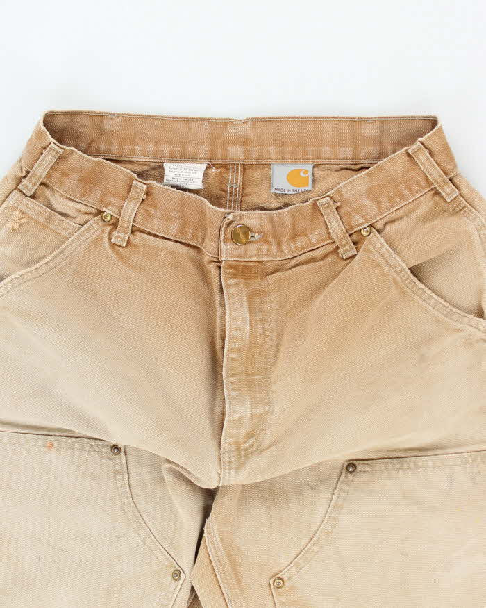 Vintage 2000's Carhartt Heavyweight Double Knee Workwear Trousers - W28 L29