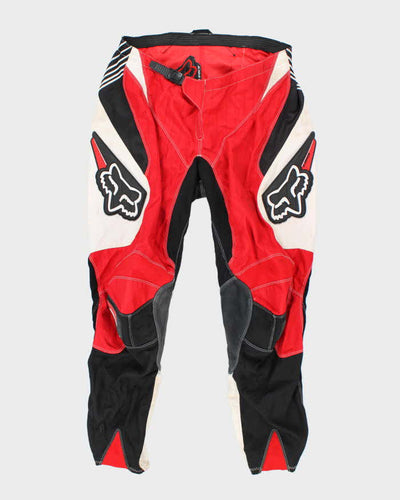 Vintage Y2K Fox Racing Motocross Heavyweight Trousers - W32 L28
