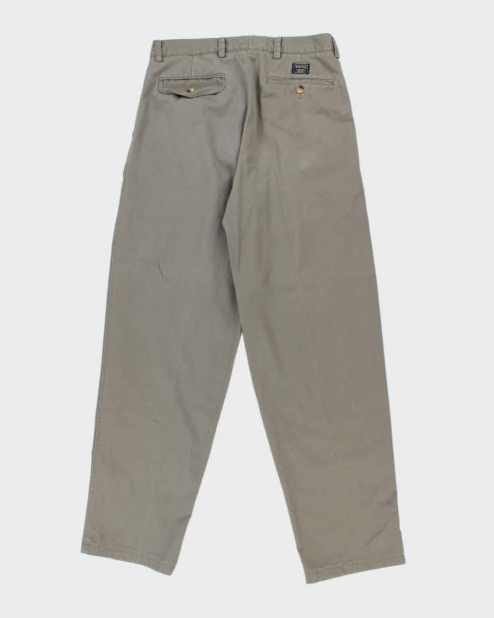 Vintage 90's Nautica Pleated Wide Leg Trousers - W30 L33