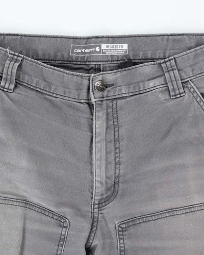 Vintage Carhartt Workwear Thrashed Double Knee Trousers - W34 L30