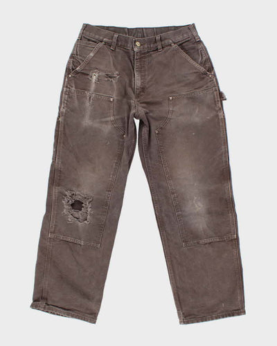 Vintage Carhartt Double Knee Distressed Workwear Trousers - W32 L28
