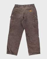 Vintage Carhartt Double Knee Distressed Workwear Trousers - W32 L28