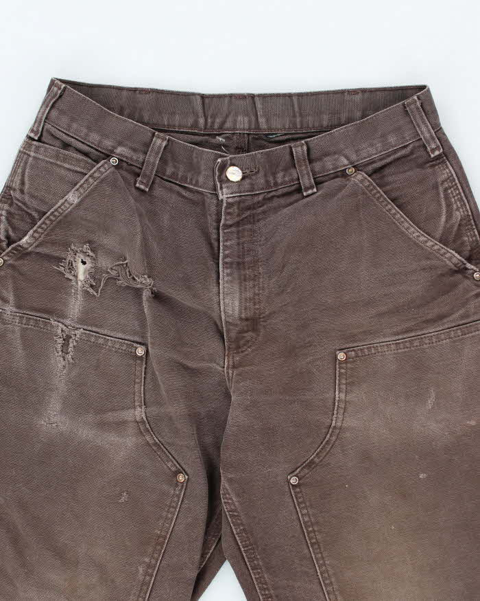 Vintage Carhartt Double Knee Distressed Workwear Trousers - W32 L28
