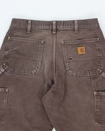 Vintage Carhartt Double Knee Distressed Workwear Trousers - W32 L28