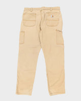 Vintage Carhartt Faded Double Knee Carpenter Trousers - W36 L32