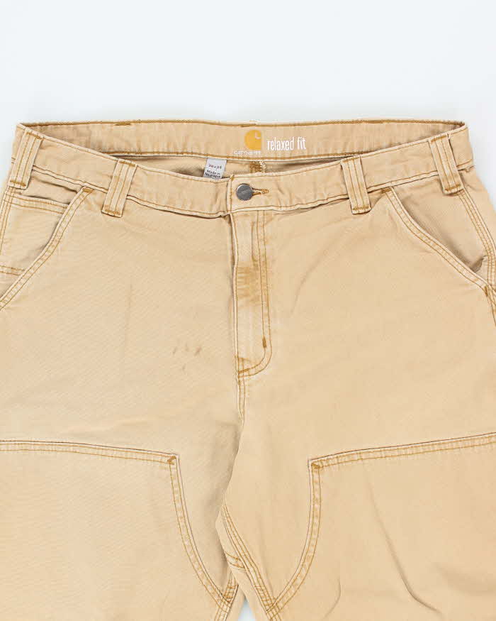 Vintage Carhartt Faded Double Knee Carpenter Trousers - W36 L32