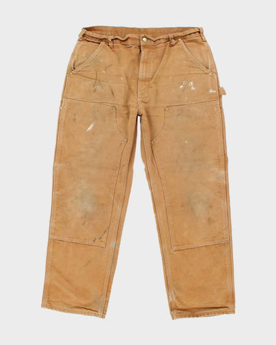 Vintage Carhartt Faded Double Knee Carpenter Trousers - W36 L30