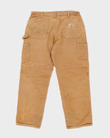 Vintage Carhartt Faded Double Knee Carpenter Trousers - W36 L30