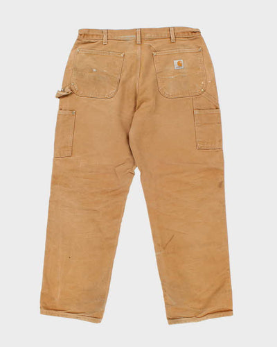 Vintage Carhartt Faded Double Knee Carpenter Trousers - W36 L30