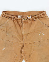 Vintage Carhartt Faded Double Knee Carpenter Trousers - W36 L30
