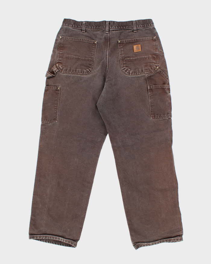 Vintage Carhartt Double Knee Faded Carpenter Trousers - W32 L28