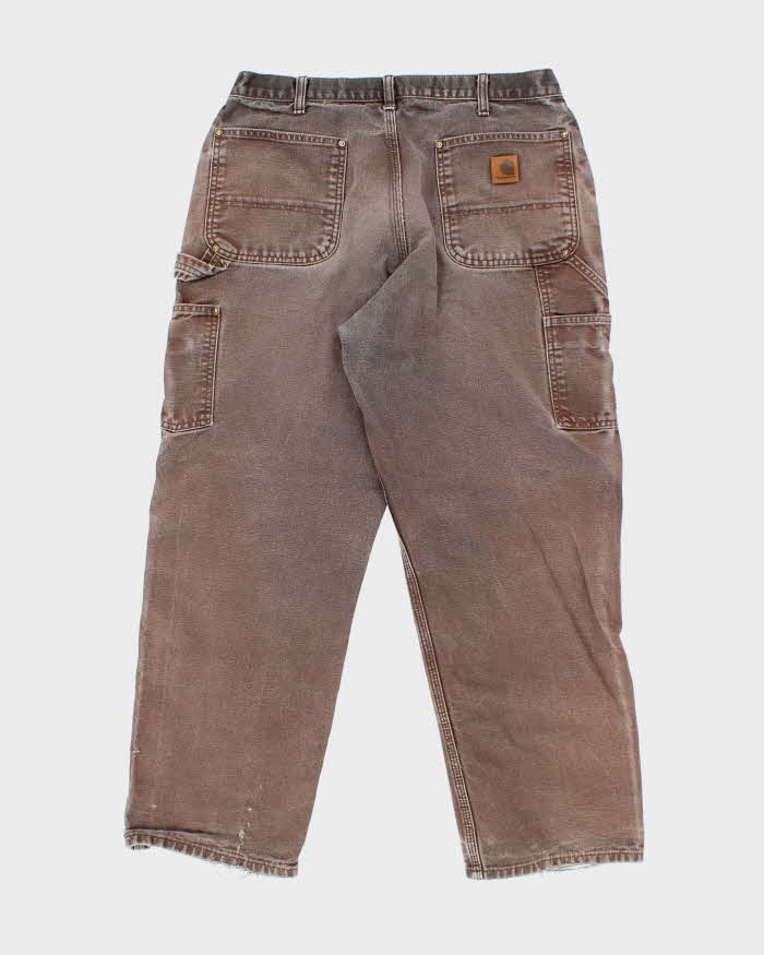 Vintage Carhartt Double Knee Faded Carpenter Trousers - W32 L27