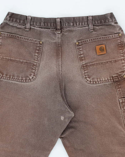 Vintage Carhartt Double Knee Faded Carpenter Trousers - W32 L27