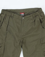 Vintage The North Face Green Waterproof Hiking Trousers - W36 L32