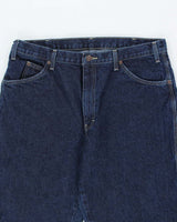 Vintage 2000's Dickies Heavyweight Dark Denim Carpenter Trousers - W34 L33