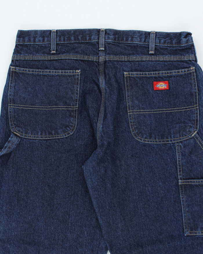 Vintage 2000's Dickies Heavyweight Dark Denim Carpenter Trousers - W34 L33