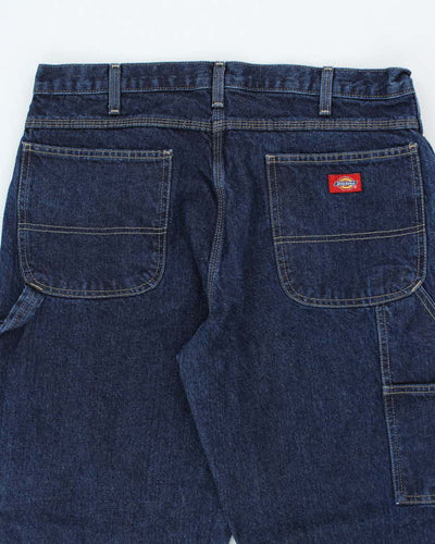Vintage 2000's Dickies Heavyweight Dark Denim Carpenter Trousers - W34 L33