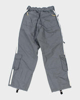 Vintage Y2K DNA Multi Zipped Baggy Ski Trousers - M