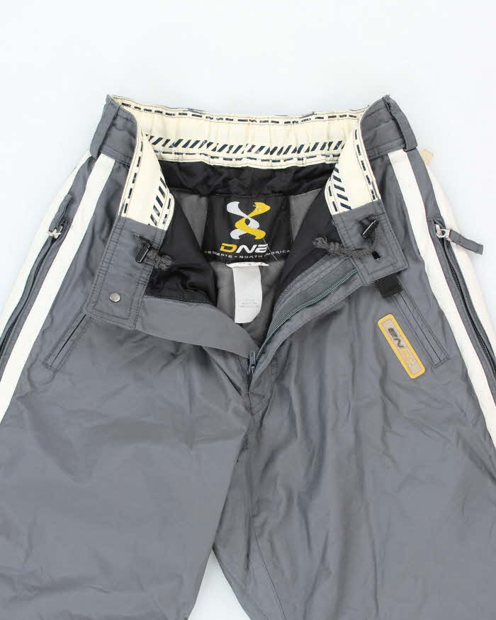 Vintage Y2K DNA Multi Zipped Baggy Ski Trousers - M