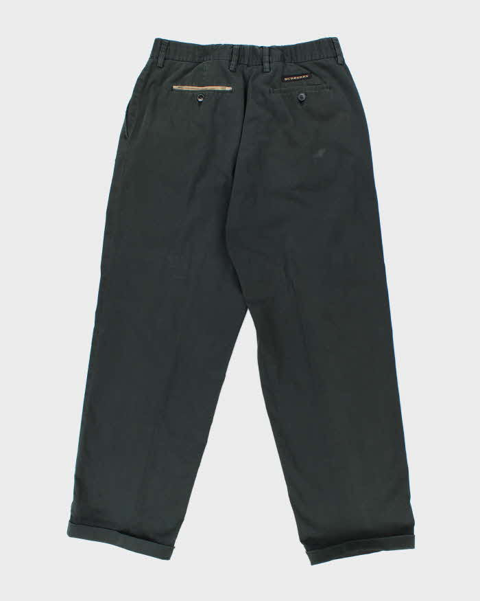 Vintage Y2K Burberry Golf Straight Leg Chino Trousers - W30 L26