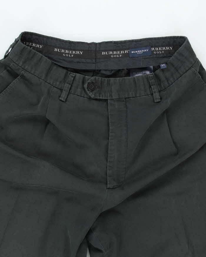 Vintage Y2K Burberry Golf Straight Leg Chino Trousers - W30 L26
