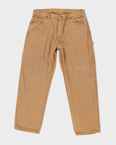 Vintage 2000's Dickies Heavyweight Wide Leg Carpenter Trousers - W34 L29