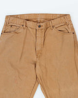 Vintage 2000's Dickies Heavyweight Wide Leg Carpenter Trousers - W34 L29