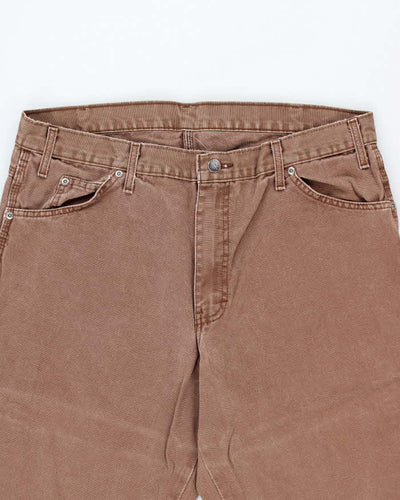 Vintage 2000's Dickies Heavyweight Faded Wide Leg Carpenter Trousers - W36 L25
