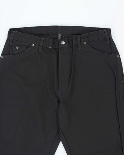Vintage 2000's Dickies Heavyweight Faded Wide Leg Carpenter Trousers - W36 L33