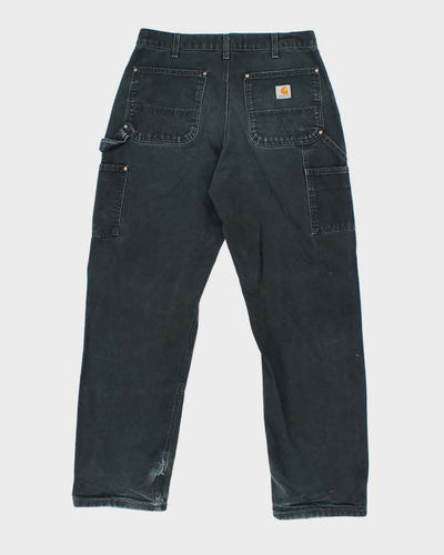 Vintage 90's Carhartt Heavyweight Faded Double Knee Carpenter Trousers - W30 L30