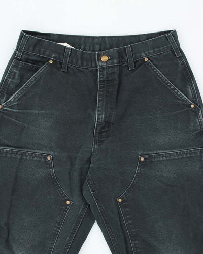 Vintage 90's Carhartt Heavyweight Faded Double Knee Carpenter Trousers - W30 L30