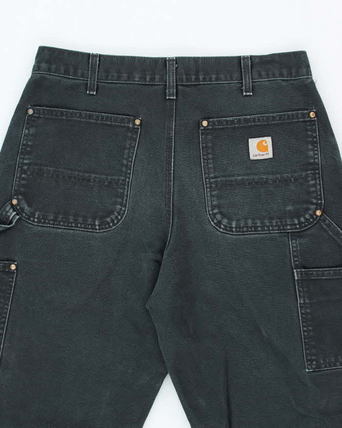 Vintage 90's Carhartt Heavyweight Faded Double Knee Carpenter Trousers - W30 L30