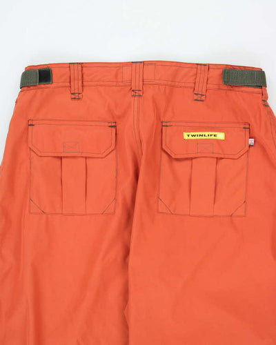 Vintage Y2K Twin Life Wide Leg Adjustable Parachute Trousers - W32 L31