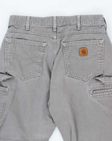 Vintage 2000's Carhartt Faded Single Knee Carpenter Trousers - W30 L27