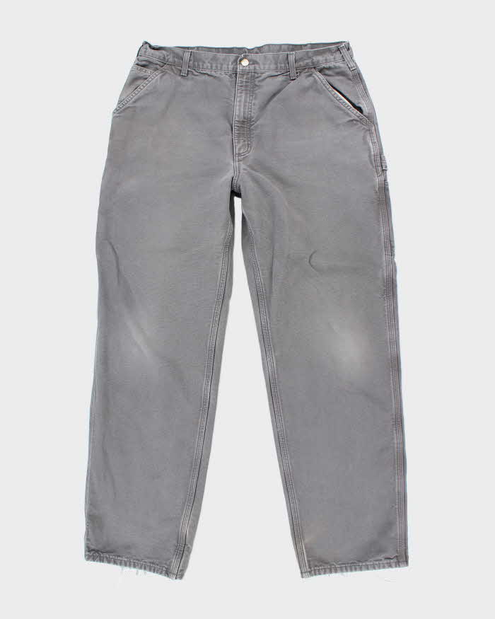 Vintage 2000's Carhartt Lined Single Knee Carpenter Trousers - W34 L32