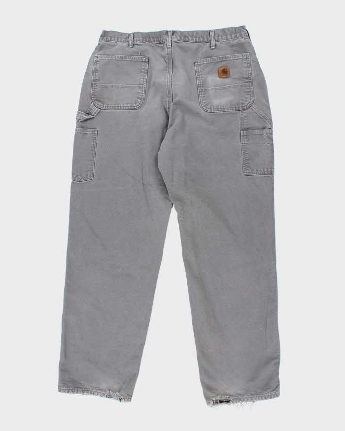 Vintage 2000's Carhartt Lined Single Knee Carpenter Trousers - W34 L32