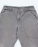 Vintage 2000's Carhartt Lined Single Knee Carpenter Trousers - W34 L32