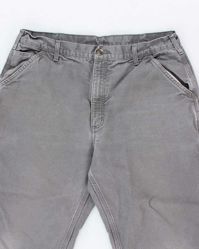 Vintage 2000's Carhartt Lined Single Knee Carpenter Trousers - W34 L32