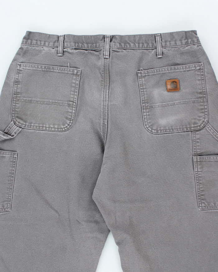Vintage 2000's Carhartt Lined Single Knee Carpenter Trousers - W34 L32