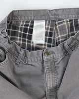 Vintage 2000's Carhartt Lined Single Knee Carpenter Trousers - W34 L32