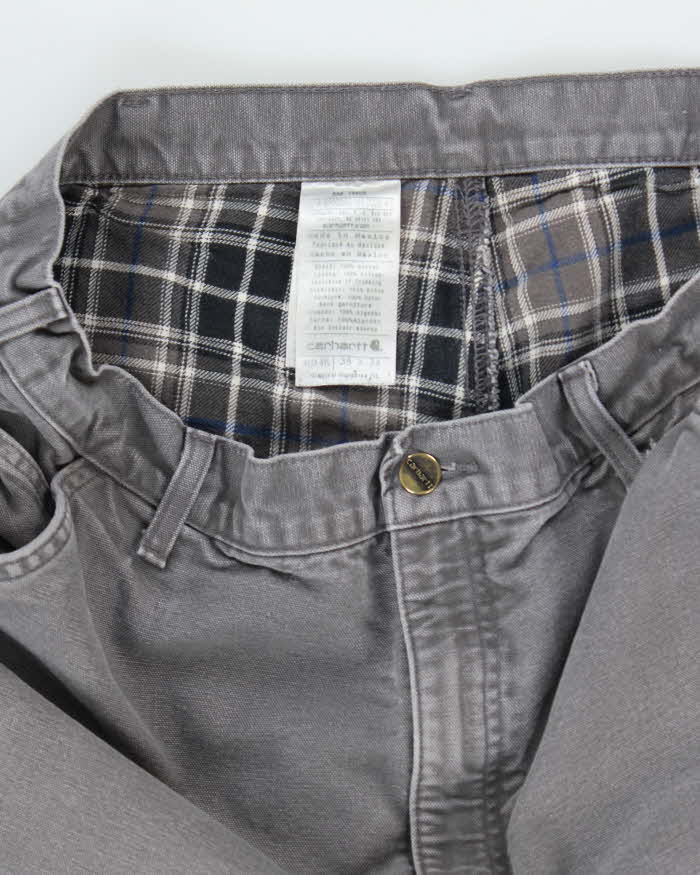 Vintage 2000's Carhartt Lined Single Knee Carpenter Trousers - W34 L32