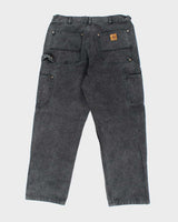 Vintage 2000's Carhartt Faded Double Knee Carpenter Trousers - W30 L28